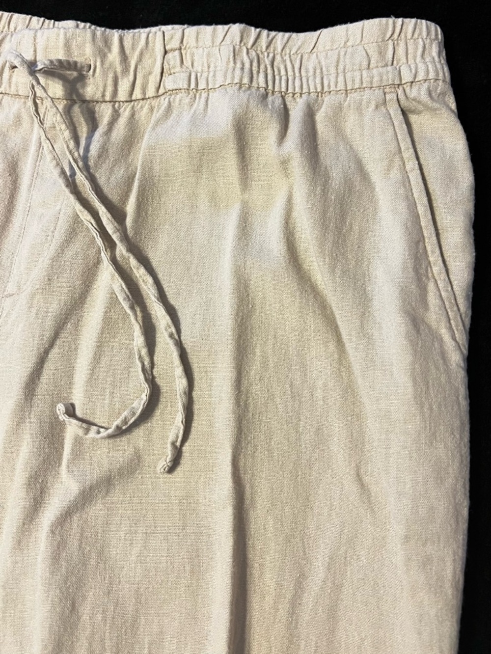 GUC Old Navy Lightweight Drawstring Linen Pants Women’s XL - Picture 2 of 7